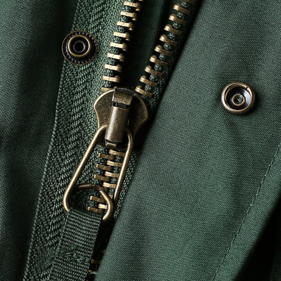 Geweven Textuur Wind Militair Jasje Olive Green Army Jacket 220g-270g
