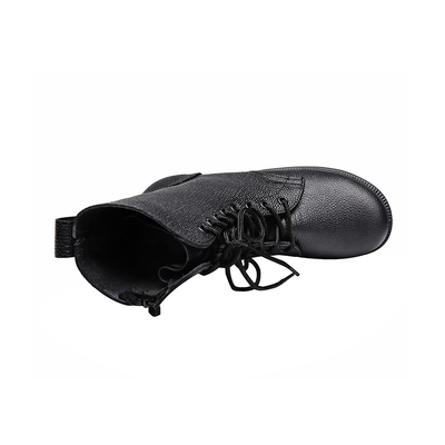 Spleet In reliëf gemaakte Tactische de Laarzenambtenaar Police Duty Shoes van het Leergevecht