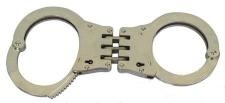 kwaliteit  Self Defense Anti Riot Police Equipment Carbon Steel NIJ Real Police Handcuffs fabriek