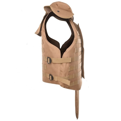 Verstelbare knop Tactical Military Bulletproof Vest Stops 9mm/.44 kogels met zachte Trauma Pad