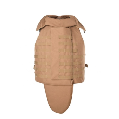 Verstelbare knop Tactical Military Bulletproof Vest Stops 9mm/.44 kogels met zachte Trauma Pad