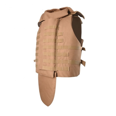 Verstelbare knop Tactical Military Bulletproof Vest Stops 9mm/.44 kogels met zachte Trauma Pad
