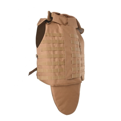 Verstelbare knop Tactical Military Bulletproof Vest Stops 9mm/.44 kogels met zachte Trauma Pad
