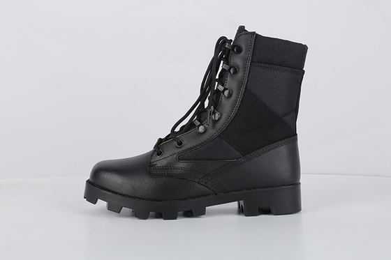 Hoge schoenen lichtgewicht woestijn waterdicht sport rubber gevechtsschoenen zwart leer tactische laarzen voor mannen