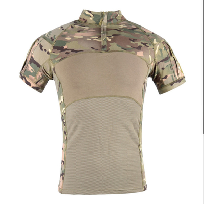 Militair Tactisch Slijtagecp CAMOUFLAGE100% Katoenen Overhemd om overhemd van het Hals het militaire leger