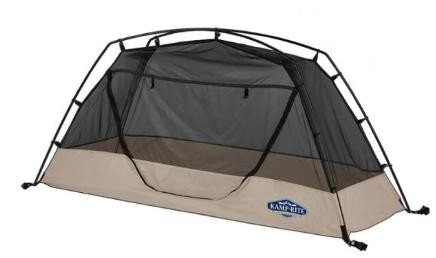 Wandelen Kleine eenpersoonstent met anti muggen mesh, snel open tent