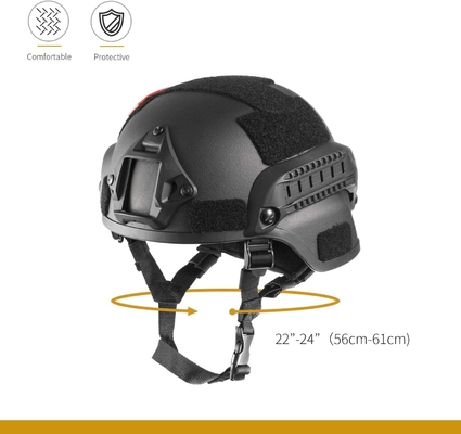 Sterkte Aramidvezels Tactische ballistische helm met NIJ niveau IIIA bescherming