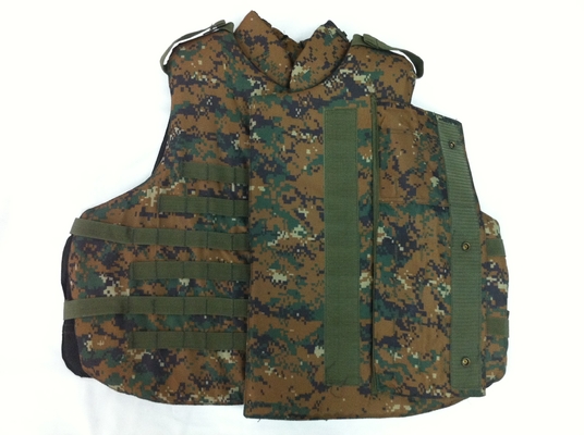 Verstelbaar militair ballistisch vest van nylon met sluitknop