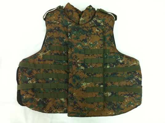 Verstelbaar militair ballistisch vest van nylon met sluitknop