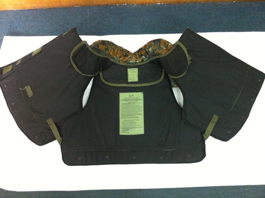 Verstelbaar militair ballistisch vest van nylon met sluitknop