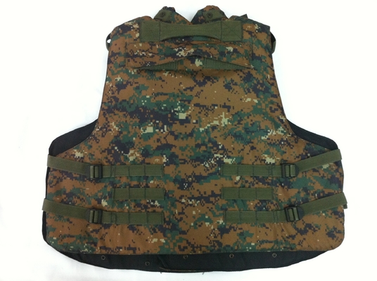 Verstelbaar militair ballistisch vest van nylon met sluitknop