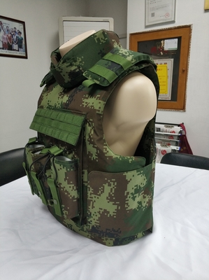 Nylon militair tactisch kogelvrij vest met NIJ IIIA/III/IV bescherming zacht trauma pad