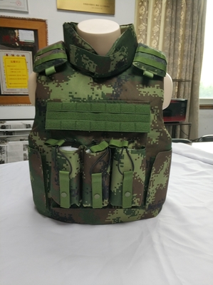 Schakelknop sluiting Militair tactisch kogelwerend vest met verstelbare schouderbanden