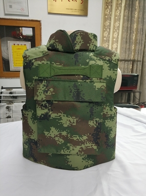 Schakelknop sluiting Militair tactisch kogelwerend vest met verstelbare schouderbanden