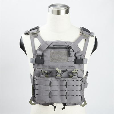 Comfort Militair tactisch kogelvrije vest met geïntegreerde ballistische platen en sluiting met knoppen