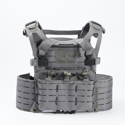 Comfort Militair tactisch kogelvrije vest met geïntegreerde ballistische platen en sluiting met knoppen