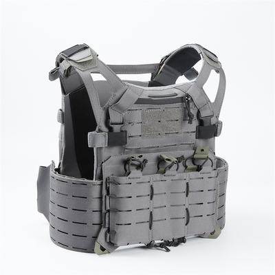 Comfort Militair tactisch kogelvrije vest met geïntegreerde ballistische platen en sluiting met knoppen