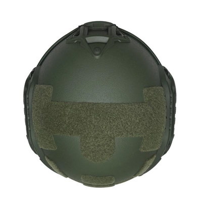 Zwarte tactische ballistische helm met slagweerstand