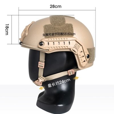 Custom ABS zware schokbestendig Duurzaam buiten FAST MH helm Tactische CS helmen Beschermende tactische helm