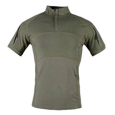 Kikker T-shirts korte mouwen buitensport kamperen Tactische T-shirt korte mouwen met zakken op de arm