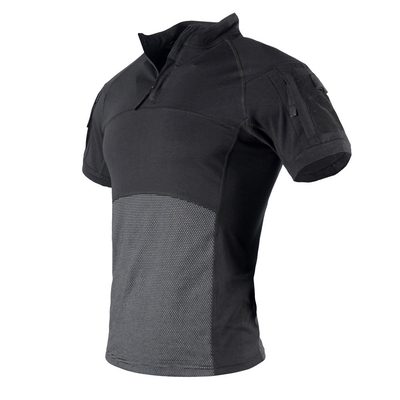 Kikker T-shirts korte mouwen buitensport kamperen Tactische T-shirt korte mouwen met zakken op de arm