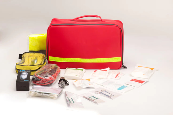Rood Kleur EHBO Tactische Tas Compact Lichtgewicht En Verpakt met essentiële benodigdheden EHBO Kit Bag Medische Kit