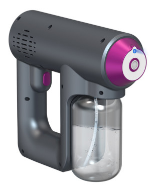 DEPOSON BLUAMEC Nano Sanitizing Sprayer: 350 ml ozonwaterreiniger met 2500 mAh batterij voor binnen en buiten