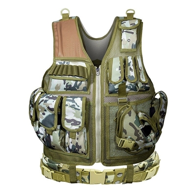 Tactisch vest Nylon Molle systeem 2,5 kg Afneembare schouderbanden Verstelbare taillebanden