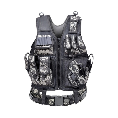 Tactisch vest Nylon Molle systeem 2,5 kg Afneembare schouderbanden Verstelbare taillebanden