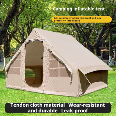 6.3 vierkante meter zelfrijdende rondleiding verdikte waterdichte camping opblaasbare tent buiten opblaasbare hut voor de wildernis