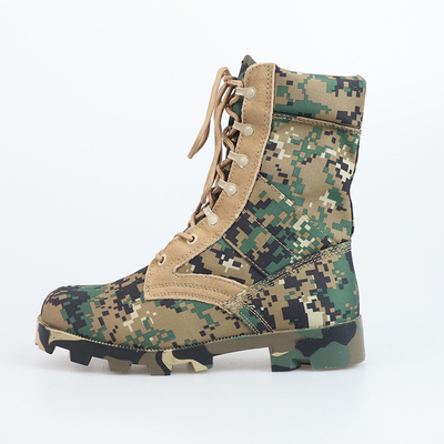 Gevechtstactische laarzen camouflage ontwerp waterdicht geen doek stof boven