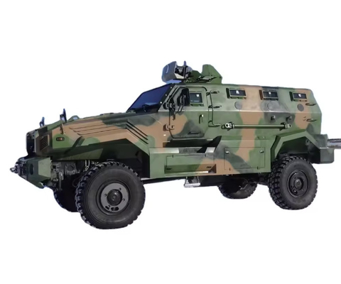 Gevecht geteste militaire gepantserde voertuigen met 1500 mm spoorbreedte en machinegeweren