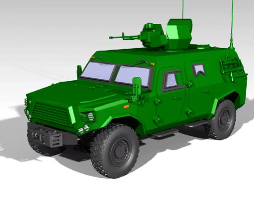 800cc motorcapaciteit 3 Amfibische militaire gepantserde voertuigen