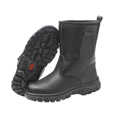 Anti-smashing Anti-stabbing Warm Black High-top Arbeidsbeschermingslaarzen