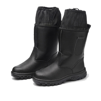 Anti-smashing Anti-stabbing Warm Black High-top Arbeidsbeschermingslaarzen