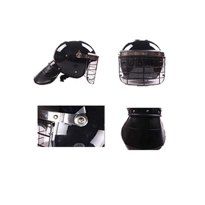 Gehele gezichtsbeschermingsapparatuur Helmet voor rellenbewakers met visor