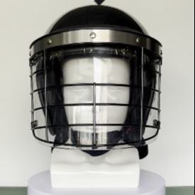 Gehele gezichtsbeschermingsapparatuur Helmet voor rellenbewakers met visor