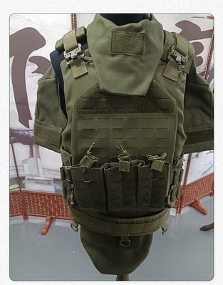 Tactische uitrusting Beveiligingsmolle-systeem Oxford Stoffen draagvest Tactisch vest met zachte UHMWPE pantserplaat