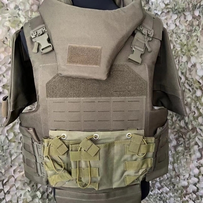 Afneembare schouderband Tactisch gevechtsvest met Molle-systeem en verstelbare taillebanden