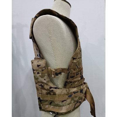 Afneembare schouderband Tactisch gevechtsvest met Molle-systeem en verstelbare taillebanden