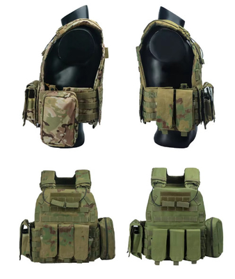 Afneembare schouderband Tactisch gevechtsvest met Molle-systeem en verstelbare taillebanden