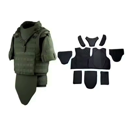 Tactische uitrusting Beveiligingsmolle-systeem Oxford Stoffen draagvest Tactisch vest met zachte UHMWPE pantserplaat