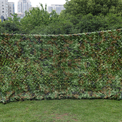 150D 210D Dubbellagig polyester Duurzaam camouflage net Outdoor Auto Garnished Outdoor Sunshade Net