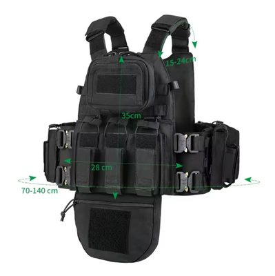 Tactisch vest op maat jachtgerei Plaatdrager Groen Volledige bescherming Tactisch vest Outdoor Training