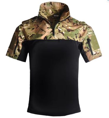 Tactisch uniform korte mouwen tactisch pak camouflage losse snel droogende outdoor zomersportkleding