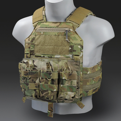 PTG Hot Sale Cordura Nylon Plate Carrier Vest Gilet Tactique De Combat Tactical Camo Vest met CP CPC stijl