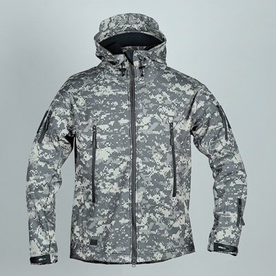 Outdoor Tactical Fleece Hardshell Jacket Herfst en Winter Plus Fleece Winddicht Riding Jacket Waterdicht