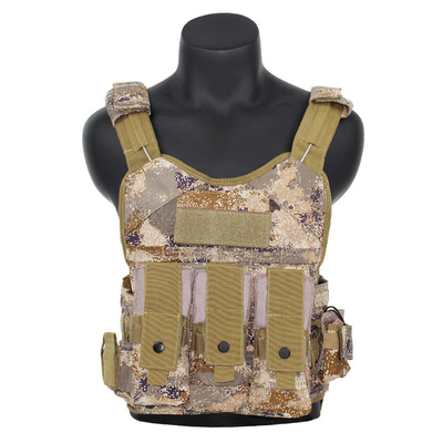 Ghost Tactical Vest Multifunctionele slijtvast met kogelvrij paneel Outdoor Training Suit Achtdelige camouflage