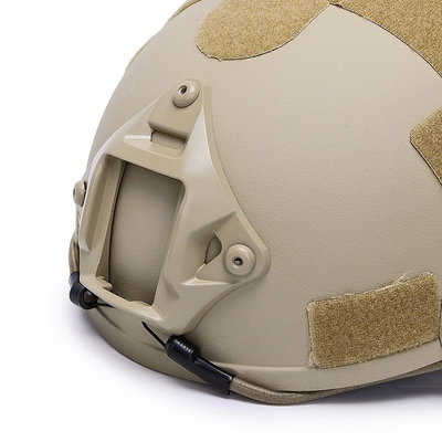FAST ballistische helm NIJ IIIA Ballistische beschermende hoofddeksels Kevlar Tactische Grote grootte Hoog gesneden khaki helm