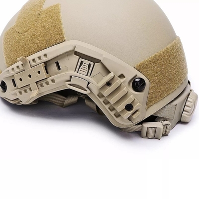 FAST ballistische helm NIJ IIIA Ballistische beschermende hoofddeksels Kevlar Tactische Grote grootte Hoog gesneden khaki helm